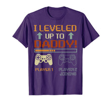 Ladda upp bild till gallerivisning, I Leveled up to Daddy-Vintage Gamer-Promoted to Daddy Shirt 267175