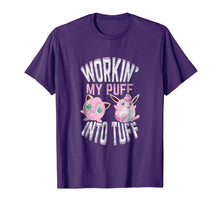 Ladda upp bild till gallerivisning, Workin' My Puff into Tuff T shirt, Workout shirt 210081