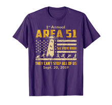 Ladda upp bild till gallerivisning, 1st Annual Area 51 5k Fun Run They Can't Stop All of Us T-Shirt 341516