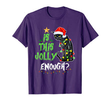 Ladda upp bild till gallerivisning, Halloween Is this jolly enough Noel Cat merry christmas T-Shirt 207129