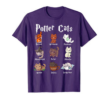 Ladda upp bild till gallerivisning, Potter Cats Cute Harry Pawter Kitten Pajama gift for Her T-Shirt-434251
