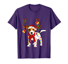 Ladda upp bild till gallerivisning, Funny shirts V-neck Tank top Hoodie sweatshirt usa uk au ca gifts for Santa jack russell gorgeous reindeer Light Christmas Lover T-Shirt 994991