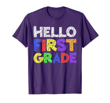 Ladda upp bild till gallerivisning, Hello First Grade T-Shirt 1st Grade Back To School 126617