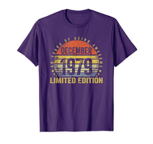 Ladda upp bild till gallerivisning, Born December 1979 Limited Edition Bday Gifts 40th Birthday T-Shirt 655552