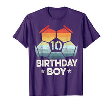 Ladda upp bild till gallerivisning, 10 Year Old Soccer Player Gifts 10th Birthday Boy Tenth Bday T-Shirt 576766