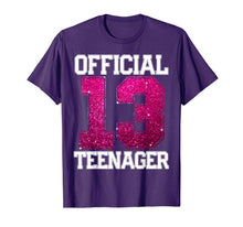 Ladda upp bild till gallerivisning, OFFICIAL TEENAGER 13th Birthday Gift 2006 13 years girls T-Shirt 378108
