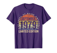 Ladda upp bild till gallerivisning, Born September 1979 Limited Edition Bday Gifts 40th Birthday T-Shirt 94085