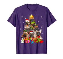 Ladda upp bild till gallerivisning, Funny French Bulldog Christmas Tree Gifts Xmas T-Shirt 605883