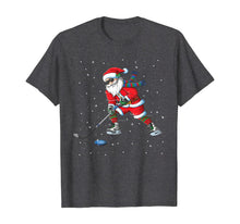 Ladda upp bild till gallerivisning, Funny shirts V-neck Tank top Hoodie sweatshirt usa uk au ca gifts for Funny Santa Claus Christmas Ice Hockey Gifts Kids Boys T-Shirt 93711