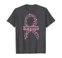 Ladda upp bild till gallerivisning, Breast Cancer Survivor Pink Ribbon Awareness T-Shirt 124355