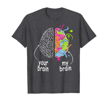 Ladda upp bild till gallerivisning, Neurodiversity brain Gift idea for Dyslexia ADHD Autism ASD T-Shirt 624242