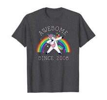 Ladda upp bild till gallerivisning, Dabbing Unicorn Birthday Girl Gifts 11 Years Old Since 2008 T-Shirt 214860