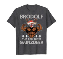 Ladda upp bild till gallerivisning, Funny shirts V-neck Tank top Hoodie sweatshirt usa uk au ca gifts for Brodolf The Red Nose Gainzdeer Tee Merry Liftmas Christmas T-Shirt 894279