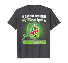 Ladda upp bild till gallerivisning, In Case Of Accident, My-Blood Type Is-Mountains TShirt T-Shirt 364409