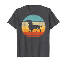 Ladda upp bild till gallerivisning, Funny shirts V-neck Tank top Hoodie sweatshirt usa uk au ca gifts for Dachshund Vintage Silhouette 60s 70s Retro Gifts Dog Lover T-Shirt 279074