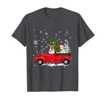 Ladda upp bild till gallerivisning, Funny shirts V-neck Tank top Hoodie sweatshirt usa uk au ca gifts for Bull Terrier Riding Red Truck Christmas Gifts Dog T-Shirt 880696