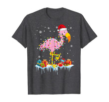 Ladda upp bild till gallerivisning, Funny shirts V-neck Tank top Hoodie sweatshirt usa uk au ca gifts for Flamingo Christmas Tree Lights T-Shirt X-Mas Ornament Decor T-Shirt 199714