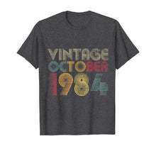 Ladda upp bild till gallerivisning, 35th Birthday Gifts - Vintage October 1984 T-Shirt 143775