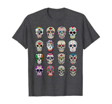 Ladda upp bild till gallerivisning, Day of the dead Sugar Skulls 2019 Halloween T-Shirt 201588