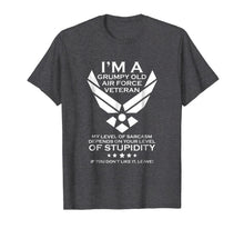 Ladda upp bild till gallerivisning, I'm a Grumpy Old Air Force Veteran T-Shirt for Men or Women 121943