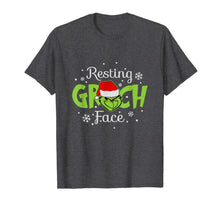 Ladda upp bild till gallerivisning, Funny shirts V-neck Tank top Hoodie sweatshirt usa uk au ca gifts for funny Tee Resting Grinch-Face T-Shirt 57698