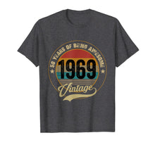 Ladda upp bild till gallerivisning, Awesome Since 1969 T-Shirt 50th Birthday Gifts 50 Year Old T-Shirt 104251