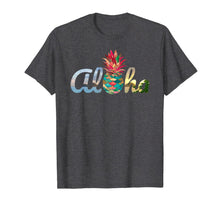 Ladda upp bild till gallerivisning, Cute Aloha Hawaii Pineapple Mermaid Coral Girls Women Tshirt 98804