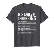 Ladda upp bild till gallerivisning, 6 Stages of Debugging Bug Coding Computer Funny Programmer T-Shirt-1555890