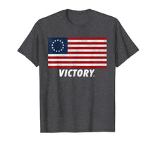 Ladda upp bild till gallerivisning, Nine line Victory Betsy Ross Flag Revolutionary War T-Shirt 523111
