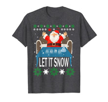 Ladda upp bild till gallerivisning, Let it Snow Cocaine Santa Funny Christmas T-Shirt-1267261