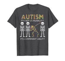 Ladda upp bild till gallerivisning, Funny shirts V-neck Tank top Hoodie sweatshirt usa uk au ca gifts for Autism it's a different ability Funny Dabbing skeleton Gift T-Shirt 247488