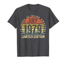 Ladda upp bild till gallerivisning, Born July 1979 Limited Edition Bday Gifts 40th Birthday T-Shirt 52563