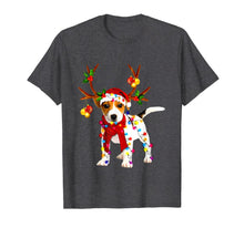 Ladda upp bild till gallerivisning, Funny shirts V-neck Tank top Hoodie sweatshirt usa uk au ca gifts for Santa jack russell gorgeous reindeer Light Christmas Lover T-Shirt 994991