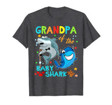 Ladda upp bild till gallerivisning, Grandpa Of The Baby Shark Birthday Grandpa Shark Shirt 187602