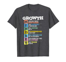 Ladda upp bild till gallerivisning, Growth Mindset T-Shirt Classroom Brain Motivation (Dark) 399196