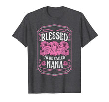 Ladda upp bild till gallerivisning, Blessed To Be Called Nana Cute Floral Christmas Gifts T-Shirt-1859848