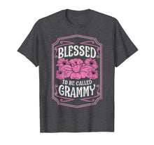 Ladda upp bild till gallerivisning, Blessed To Be Called Grammy Cute Floral Christmas Gifts T-Shirt-3159722