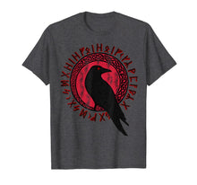 Ladda upp bild till gallerivisning, Odin Ravens Huginn & Muninn VEGVISIR TShirt Vikings Myth Tee 384540