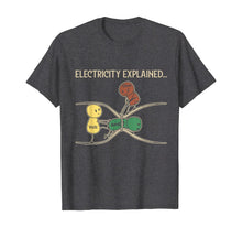Ladda upp bild till gallerivisning, Electricity Explained Funny Ohm Volt Ampe Physics TShirt99609