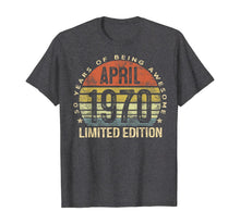 Ladda upp bild till gallerivisning, April 1970 Limited Edition 50 Year Old Gifts 50th Birthday TShirt394651