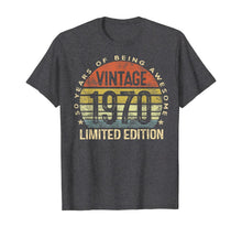 Ladda upp bild till gallerivisning, 50 Year Old Gifts Vintage 1970 Limited Edition 50th Birthday T-Shirt-145786