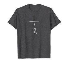 Ladda upp bild till gallerivisning, Faith Cross T-Shirt Christian T Shirt for Men Women Kids 73282