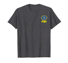 Ladda upp bild till gallerivisning, Double-Sided Fbi Authentic T-Shirt