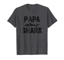 Ladda upp bild till gallerivisning, Grandpa Gift Papa Shark T-shirt For Men 1144571
