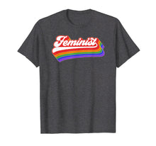 Ladda upp bild till gallerivisning, Funny shirts V-neck Tank top Hoodie sweatshirt usa uk au ca gifts for Feminist T Shirt. Retro 70's Feminism Shirt. Vintage Rainbow 968097