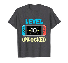 Ladda upp bild till gallerivisning, Funny shirts V-neck Tank top Hoodie sweatshirt usa uk au ca gifts for Level 10 unlocked Switch Gamer 10th Birthday Gift T-shirt 4026711