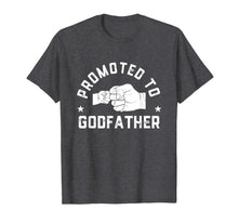 Ladda upp bild till gallerivisning, Mens Promoted To Godfather est 2019 t shirt Fathers Day Gifts 230263