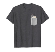 Ladda upp bild till gallerivisning, Cat In Your Pocket Siamese Cat T Shirt Shirt