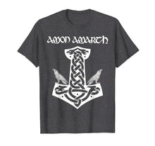 Ladda upp bild till gallerivisning, Amon Amarth: Mjolnir And Ravens Thors Hammer Vikings T Shirt