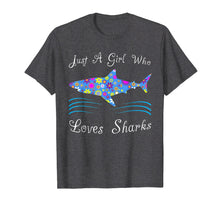 Ladda upp bild till gallerivisning, Funny shirts V-neck Tank top Hoodie sweatshirt usa uk au ca gifts for Shark Shirts For Girls - Cute Kids Floral Gift Tees 2113630